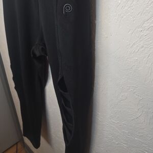 Pop Fit Black High Waisted Leggings Plus Size 3XL Stretch Workout